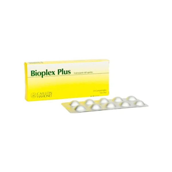 Imagen de BIOPLEX PLUS COMPRIMIDOS 250+2+10mg+50mcg [20 comp.]