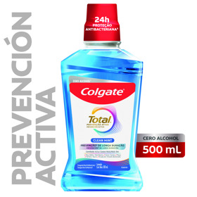 Imagen de COLGATE ENJUAGUE TOTAL 12 CLEAN MINT [500 ml]