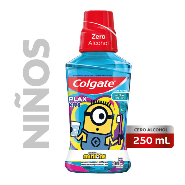 Imagen de COLGATE ENJUAGUE PLAX KIDS MINIONS [250 ml]
