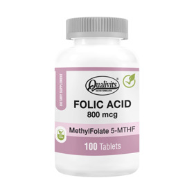 Imagen de QUALIVITS FOLIC ACID 800 800 mcg [100 tab.]