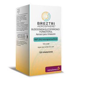 Imagen de BREZTRI AEROSPHERE 160mcg+5mcg+9mcg [120 dosis]