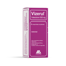 Imagen de VIZERUL 500 mg [8 comp.]