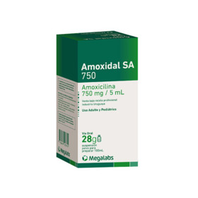 Imagen de AMOXIDAL SA 750 SUSPENSION 750 mg [100 ml]