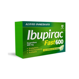 Imagen de IBUPIRAC FAST 600 CAPSULAS BLANDAS 600 mg [10 cap.]