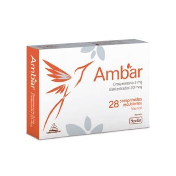 Imagen de AMBAR 3+0.02mg [28 tab.]