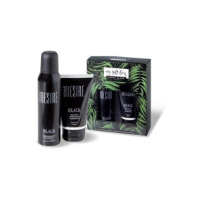 Imagen de DESIRE BLACK HOMME DEO AERO+BALSAMO AFT. SHAVE PACK [150+100ml]