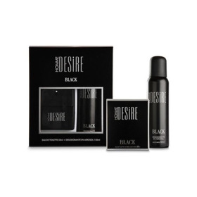 Imagen de DESIRE BLACK HOMME EDT+DEO AERO PACK [50+150ml]