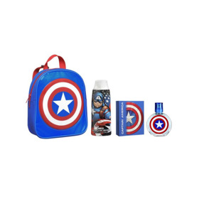 Imagen de DISNEY CAPITAN AMERICA EDT+GEL DUCHA+MOCHILA PACK [50ml+300ml+1uni]