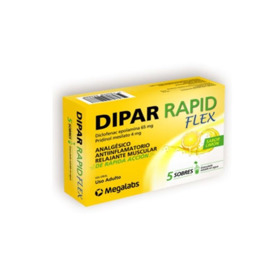 Imagen de DIPAR RAPID FLEX 65+4mg [5 sob.]