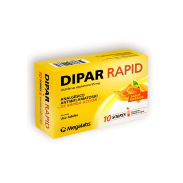 Imagen de DIPAR RAPID 65 mg [10 sob.]