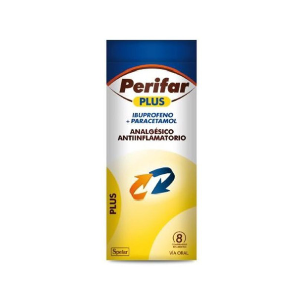 Imagen de PERIFAR PLUS 200+300mg [8 comp.]