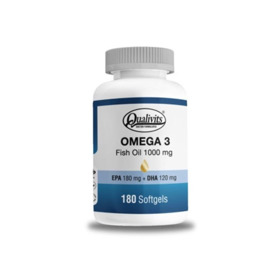Imagen de QUALIVITS OMEGA 3 FISH OIL 1000 mg [180 tab.]