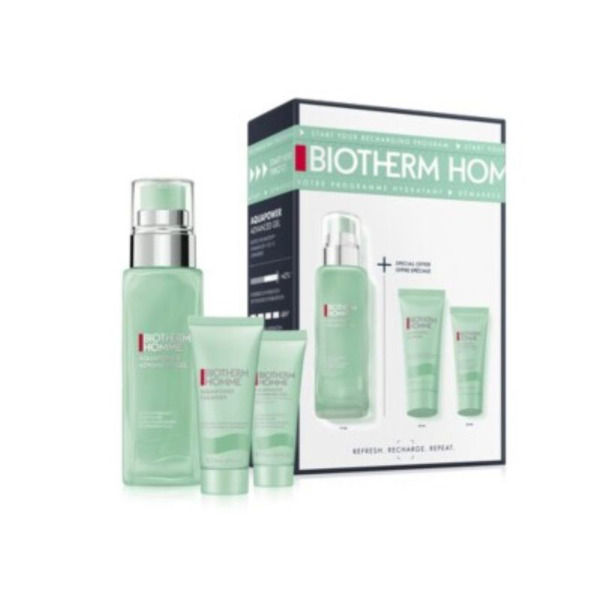 Imagen de BIOTHERM HOMME AQUAPOWER ADVANCED GEL+GEL+CLEANSER COFRE [75+20+40ml]