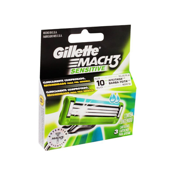 Imagen de GILLETTE MACH 3 SENSITIVE REPUESTO [3 uni.]