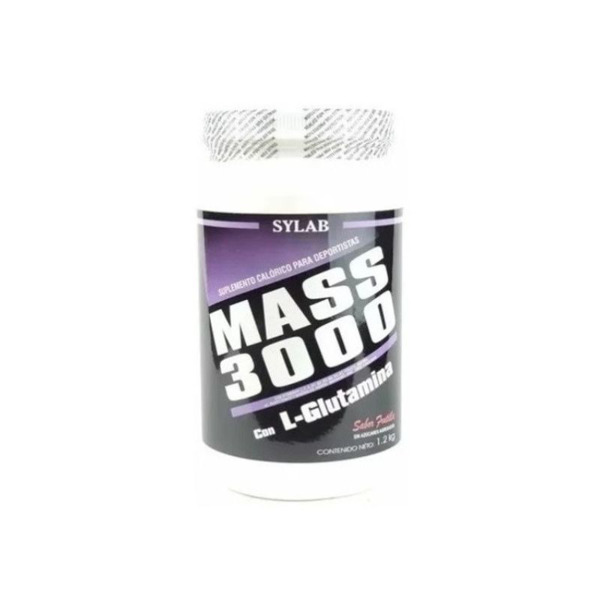 Imagen de SYLAB MASS 3000 FRUTILLA HEALTH & NUTRITION [1,2 kg]