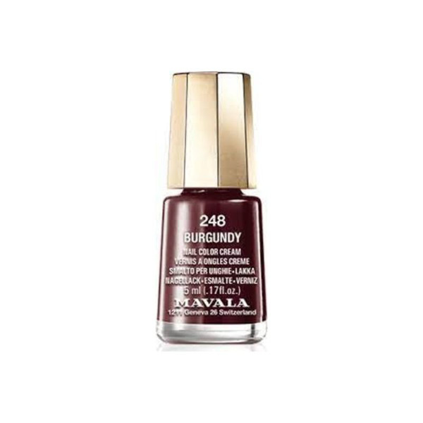 Imagen de MAVALA ESMALTE MINI COLOR BURGUNDY 248 [5 ml]