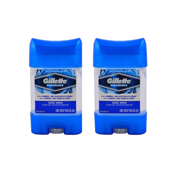 Imagen de GILLETTE DEO CLEAR GEL ANTITR. COOL WAVE PACK AP [82+82gr]