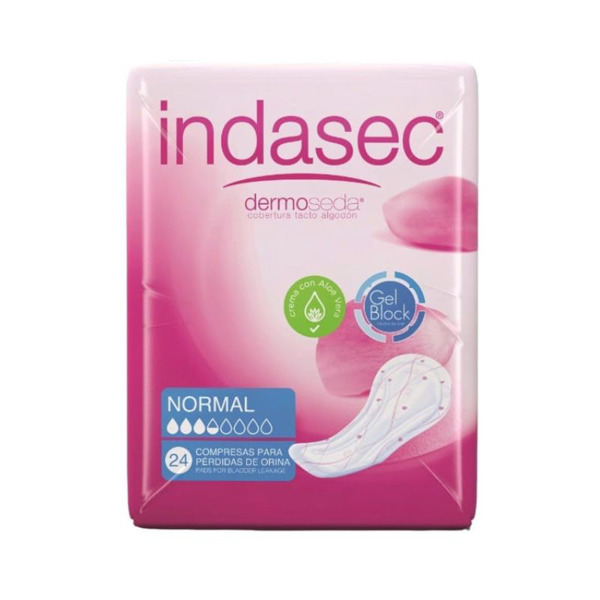 Imagen de INDASEC APOSITO NORMAL 200 ml [24 uni.]