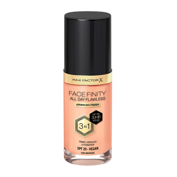 Imagen de MAX FACTOR BASE LIQUIDA FACEFINITY 3 EN 1 BRONCE 20 fps [30 ml]