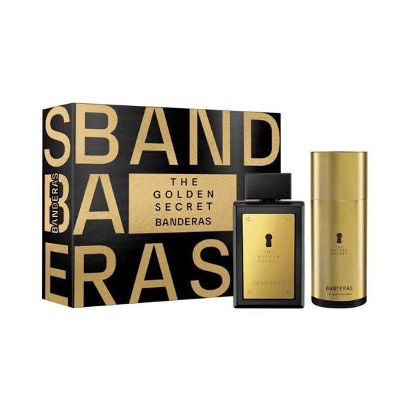 Imagen de BANDERAS THE GOLDEN SECRET EDT+DEO SPRAY COFRE [100+150ml]