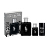 Imagen de RALPH LAUREN POLO BLACK EDT+EDT+DEO BARRA COFRE [125+40ml+75gr]