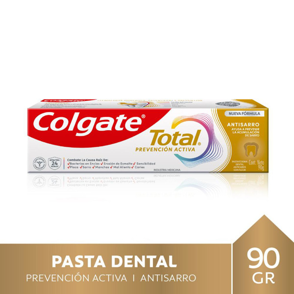 Imagen de COLGATE CR. TOTAL ANTISARRO [90 gr]