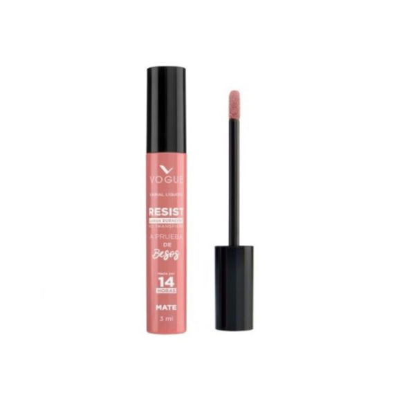 Imagen de VOGUE LABIAL LIQUIDO BRILLANTE RESIST ROMANTICA [3 ml]