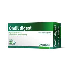 Imagen de ONDIL DIGEST 0.25mg+2.50mg [20 comp.]