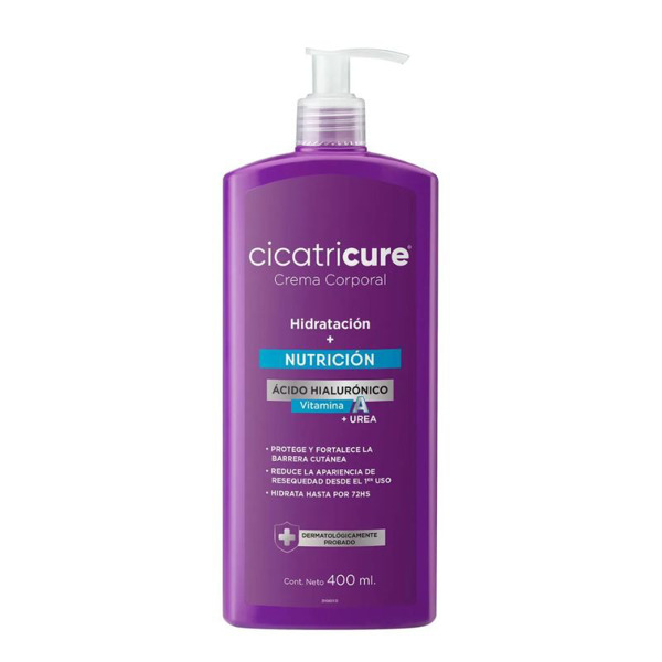 Imagen de CICATRICURE CORPORAL NUTRICION & ACIDO HIALURONICO [400 ml]