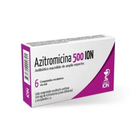 Imagen de AZITROMICINA ION 500 500 mg [6 comp.]