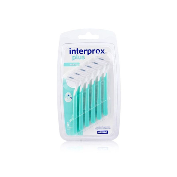 Imagen de INTERPROX PLUS 2G MICRO VERDE BLISTER 0,9 mm [6 uni.]