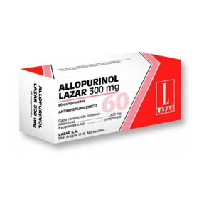 Imagen de ALLOPURINOL LAZAR 300 300 mg [60 comp.]