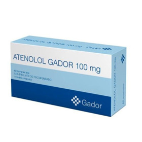 Imagen de ATENOLOL GADOR 100 100 mg [60 comp.]