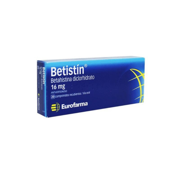 Imagen de BETISTIN 16 16 mg [20 comp.]