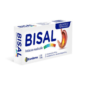 Imagen de BISAL FRUTAL 450 mg [10 comp.]