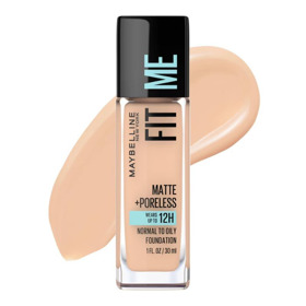 Imagen de MAYBELLINE BASE FIT ME MATTE+PORELESS NUDE BEIGE 125 [30 ml]