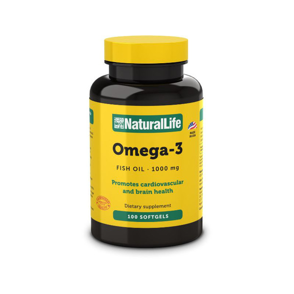 Imagen de NATURAL LIFE OMEGA 3 FISH OIL 1000 mg [100 tab.]
