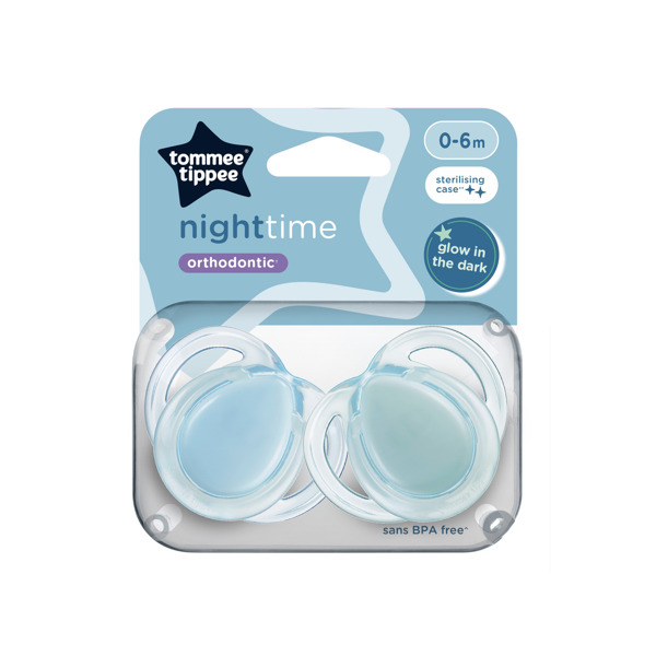 Imagen de TOMMEE TIPPEE CHUPETE NOCTURNO VERDE 0-6M [2 uni.]